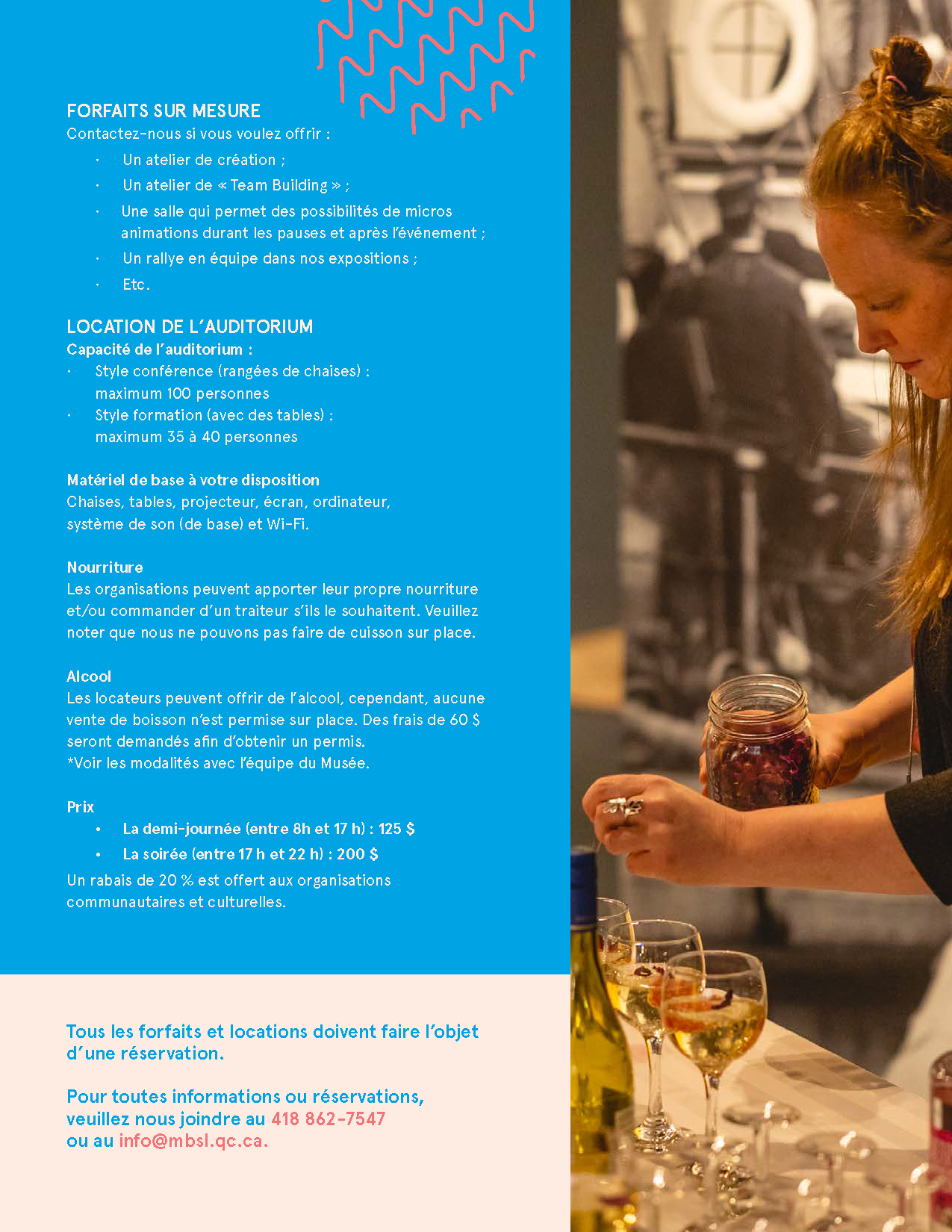 Location de salle et événements