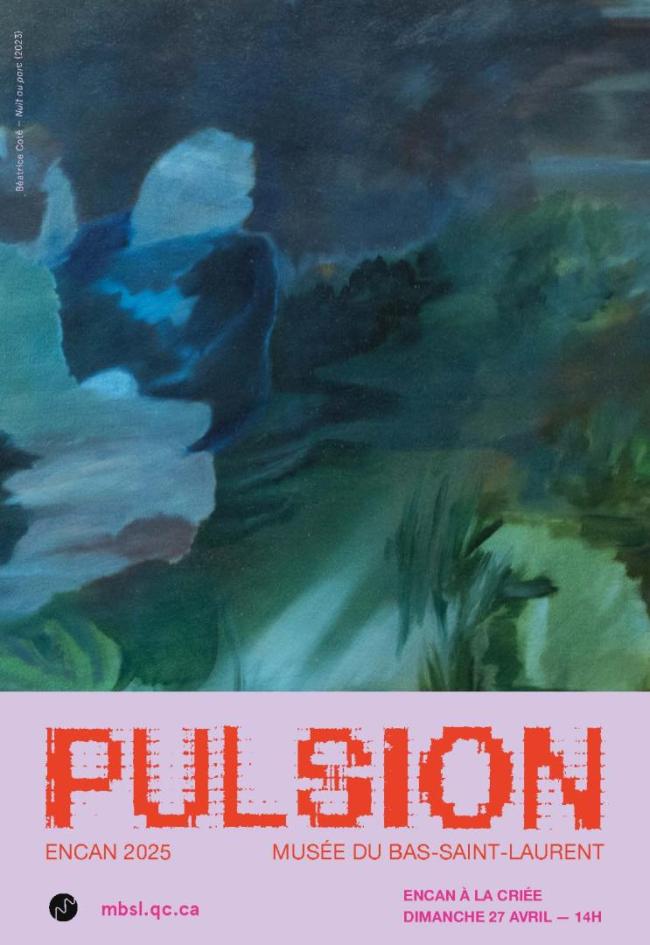 Béatrice Coté Nuit au parc 2023 Huile sur toile