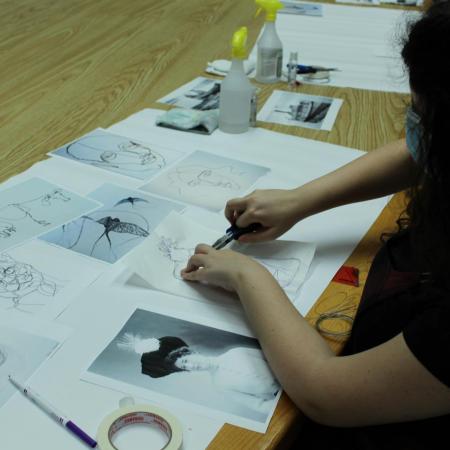 Atelier dessin au fil de fer