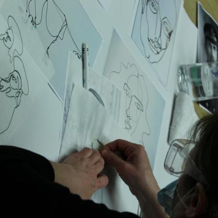 Atelier dessin au fil de fer