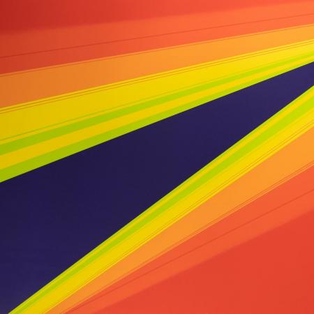 Rita Letendre, Mirr II, 1973, collection du Musée du Bas-Saint-Laurent