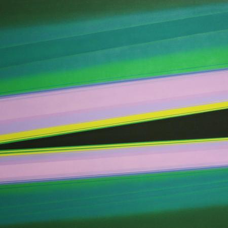 Rita Letendre, Morning Mist, 1973, collection du Musée du Bas-Saint-Laurent